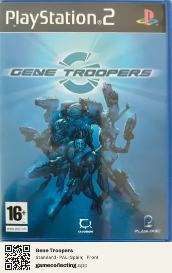 Gene Troopers PlayStation 2, Spain box front