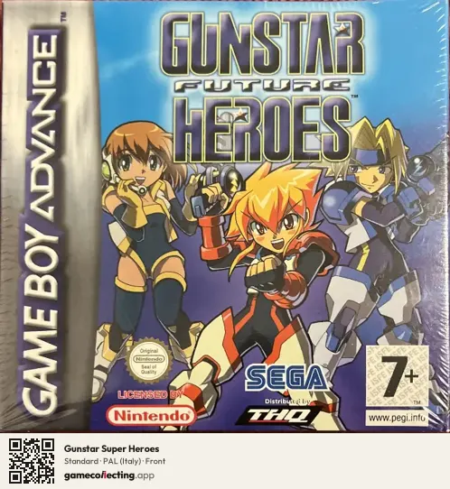 Gunstar Super Heroes Game Boy Advance, Italy box front