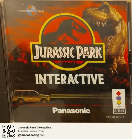 Jurassic Park Interactive 3DO Interactive Multiplayer, Japan box front