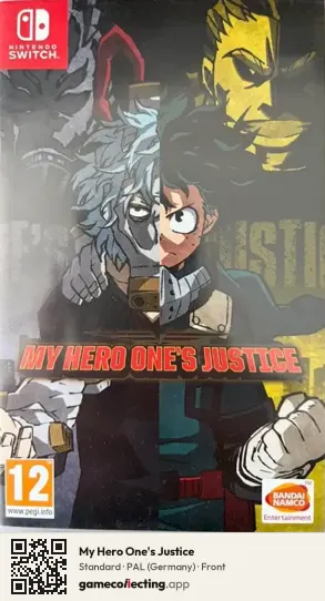 My Hero One's Justice Nintendo Switch, Germany box front