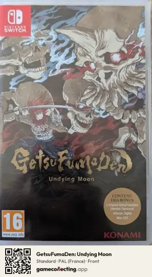 GetsuFumaDen: Undying Moon Nintendo Switch, France box front