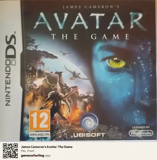 James Cameron's Avatar: The Game Nintendo DS, PAL box front