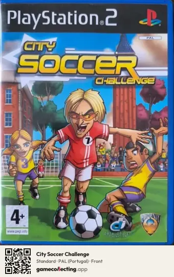 City Soccer Challenge PlayStation 2, Portugal box front
