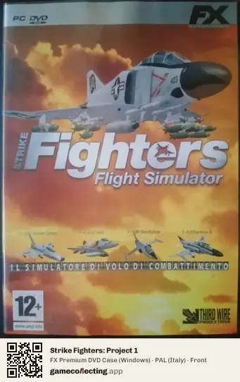 Strike Fighters: Project 1 Computer, Italy box front