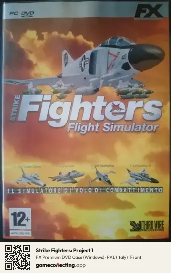 Strike Fighters: Project 1 Computer, Italy box front