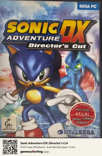 Sonic Adventure DX: Director's Cut Computer, Europe box front