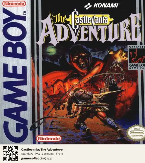Castlevania: The Adventure Game Boy, Germany box front