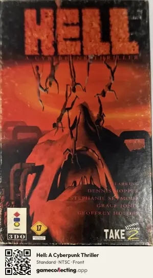 Hell: A Cyberpunk Thriller 3DO Interactive Multiplayer, NTSC box front