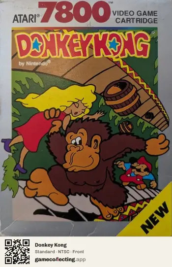Donkey Kong Atari 7800, NTSC box front