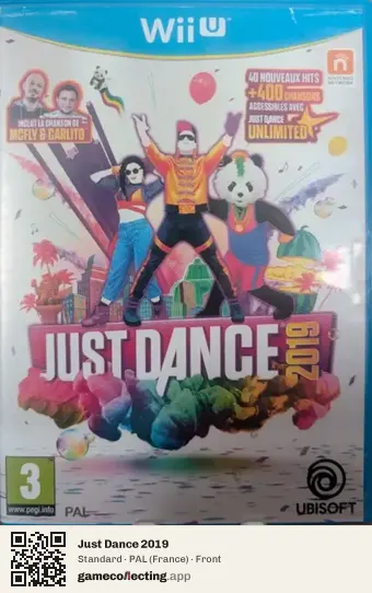 Just Dance 2019 Nintendo Wii U, France box front