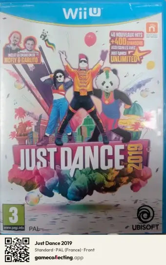 Just Dance 2019 Nintendo Wii U, France box front