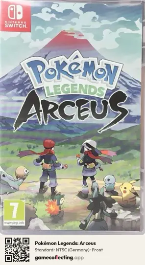 Pokémon Legends: Arceus Nintendo Switch, Germany box front