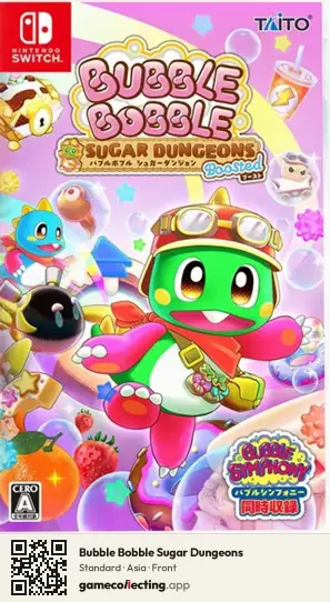 Bubble Bobble Sugar Dungeons Nintendo Switch, Asia box front