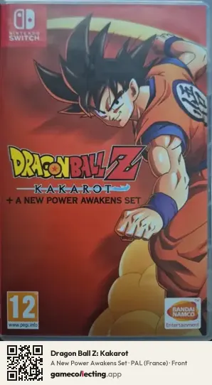 Dragon Ball Z: Kakarot Nintendo Switch, France box front