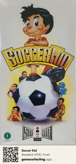 Soccer Kid 3DO Interactive Multiplayer, NTSC box front