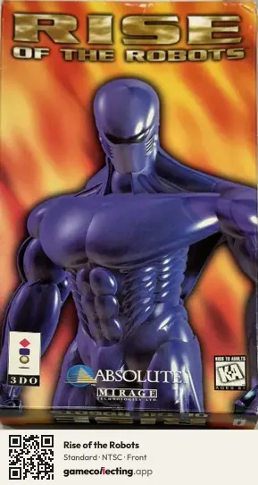 Rise of the Robots 3DO Interactive Multiplayer, NTSC box front