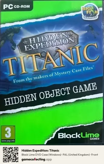 Hidden Expedition: Titanic Computer, United Kingdom box front
