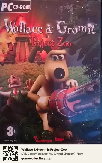 Wallace & Gromit in Project Zoo Computer, United Kingdom box front
