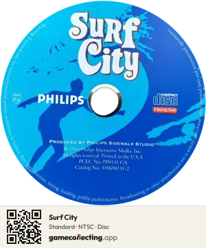 Surf City Philips CD-i, NTSC disc
