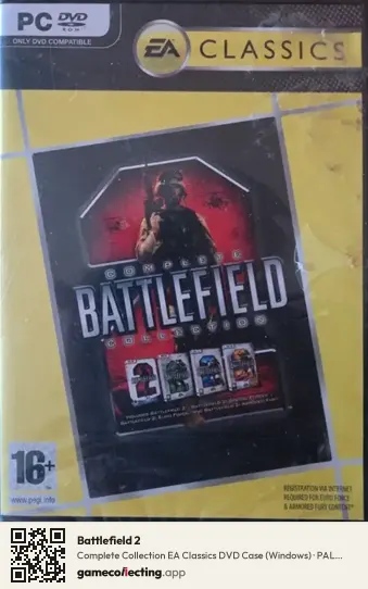 Battlefield 2 Computer, PAL box front
