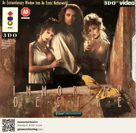 Immortal Desire 3DO Interactive Multiplayer, NTSC box front