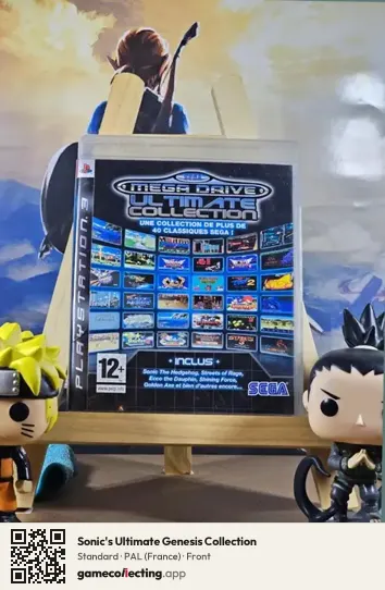 Sonic's Ultimate Genesis Collection PlayStation 3, France box front