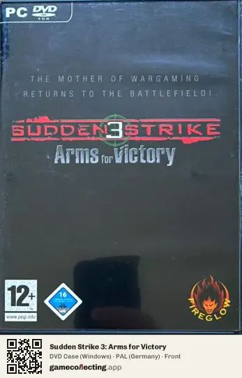 Sudden Strike 3: Arms for Victory Computer, Germany box front