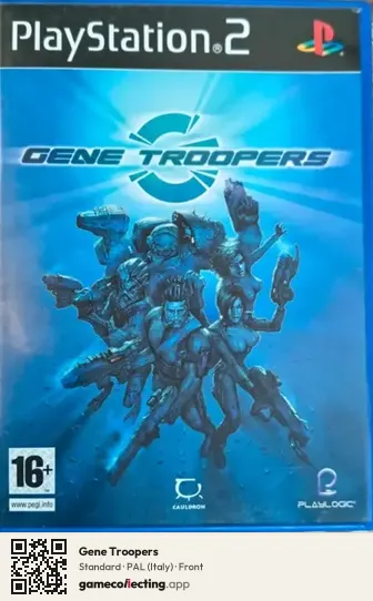 Gene Troopers PlayStation 2, Italy box front