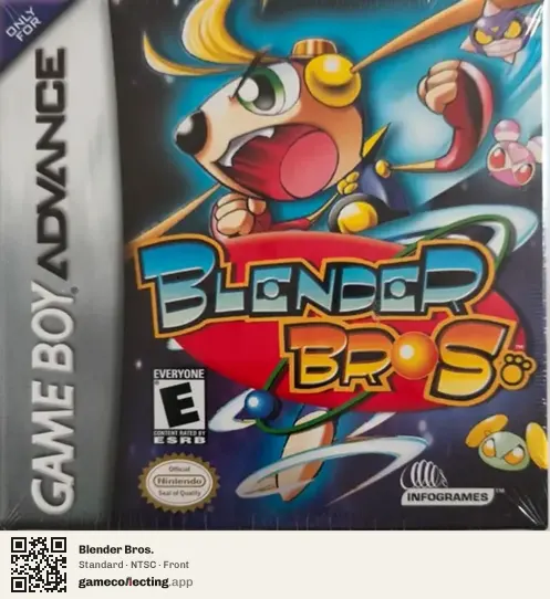 Blender Bros. Game Boy Advance, NTSC box front