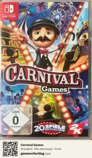 Carnival Games Nintendo Switch, Germany box front