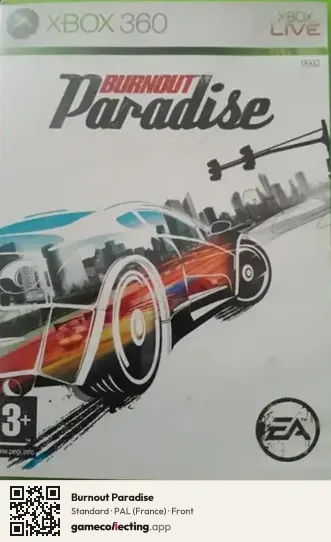 Burnout Paradise Xbox 360, France box front