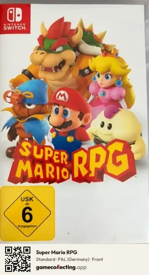 Super Mario RPG Nintendo Switch, Germany box front