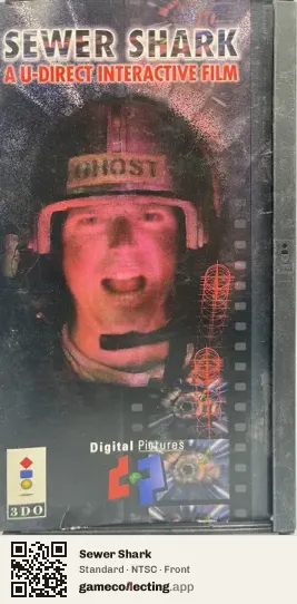 Sewer Shark 3DO Interactive Multiplayer, NTSC box front