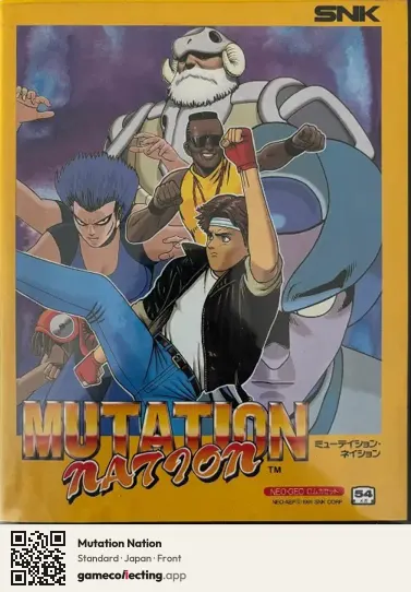 Mutation Nation Neo Geo AES, Japan box front
