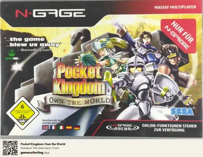 Pocket Kingdom: Own the World Nokia N-Gage, Germany box front