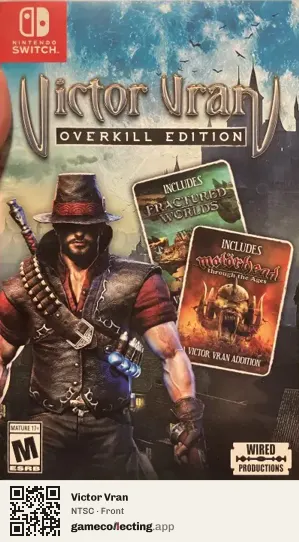 Victor Vran Nintendo Switch, NTSC box front