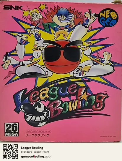 League Bowling Neo Geo AES, Japan box front