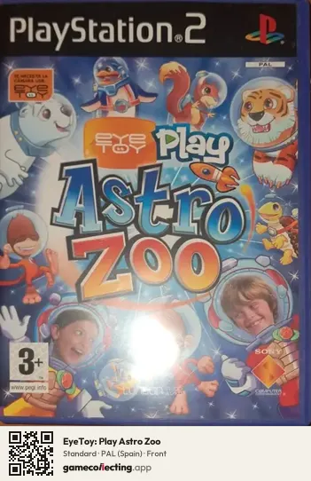 EyeToy: Play Astro Zoo PlayStation 2, Spain box front