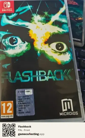 Flashback Nintendo Switch, PAL box front