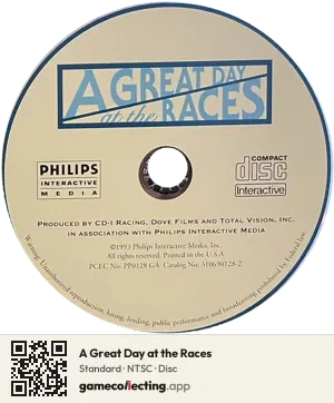 A Great Day at the Races Philips CD-i, NTSC disc