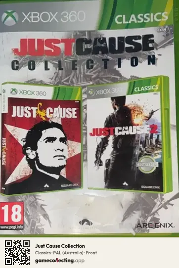 Just Cause Collection Xbox 360, Australia box front