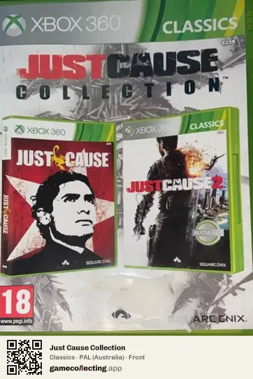 Just Cause Collection Xbox 360, Australia box front