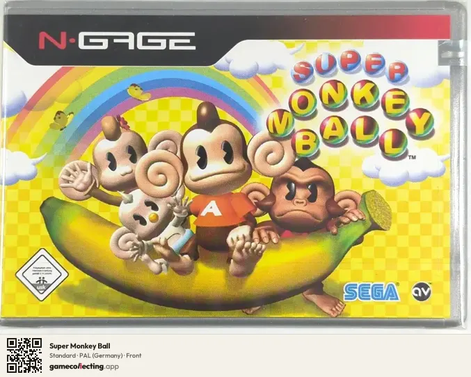 Super Monkey Ball Nokia N-Gage, Germany box front