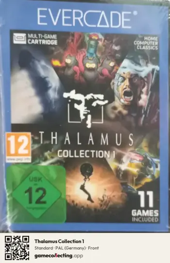 Thalamus Collection 1 Evercade, Germany box front