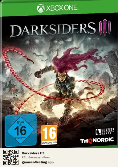 Darksiders III Xbox One, Germany box front