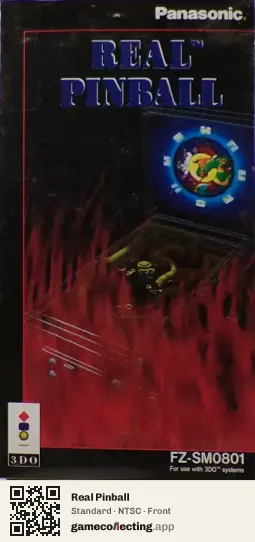 Real Pinball 3DO Interactive Multiplayer, NTSC box front