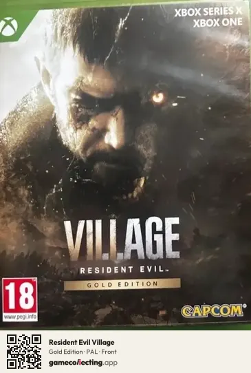 Resident Evil Village Xbox Series X, PAL box front