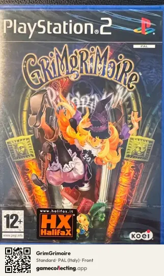 GrimGrimoire PlayStation 2, Italy box front