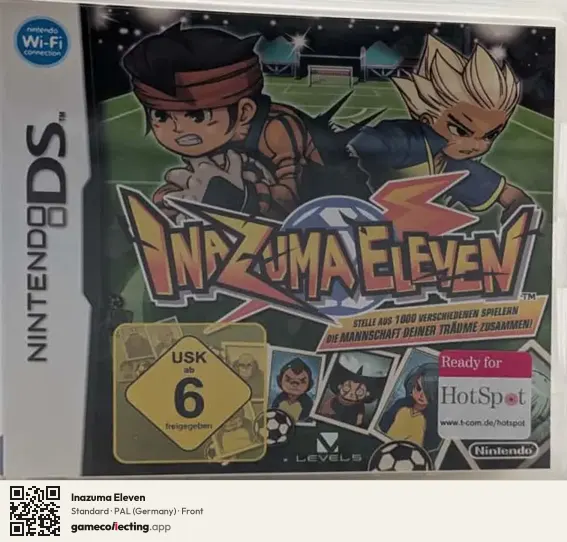 Inazuma Eleven Nintendo DS, Germany box front