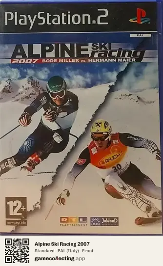 Alpine Ski Racing 2007 PlayStation 2, Italy box front
